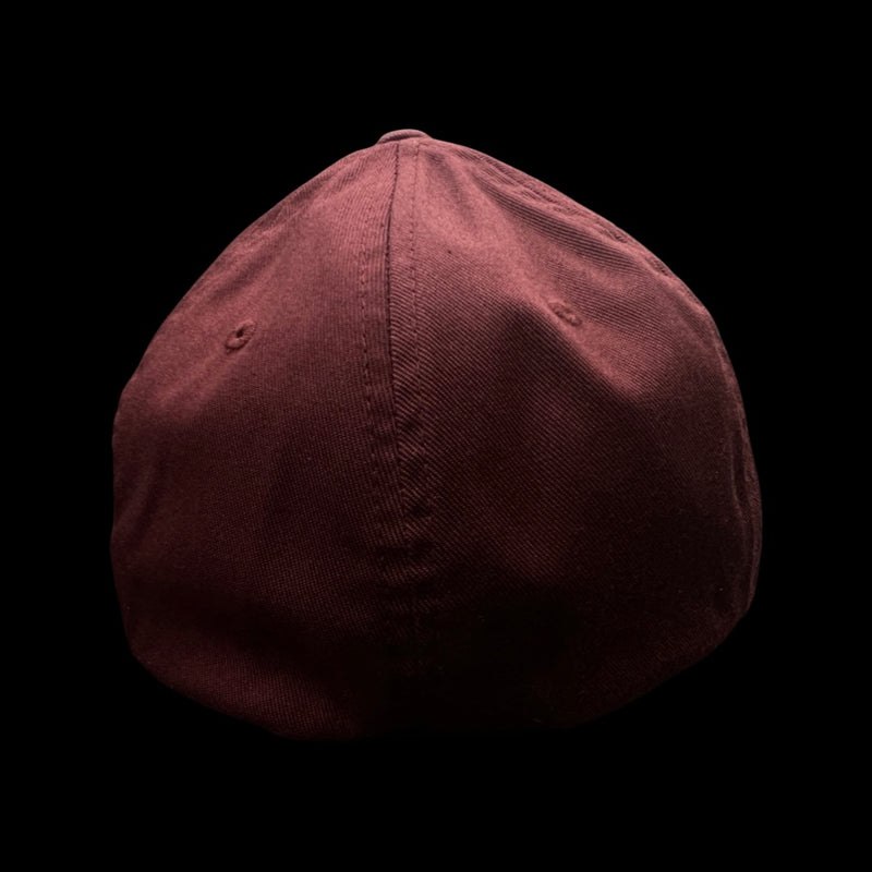 Flexfit Maroon Garnet Fitted Cotton Hat