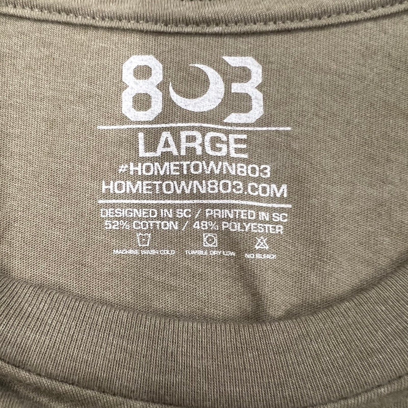 803 Vintage Unisex Olive Heather Premium Tee