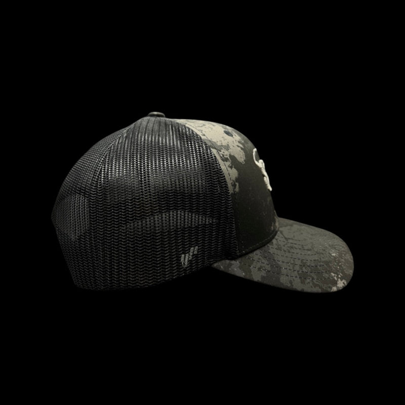 803 Yupoong Veil Camo Premium Trucker