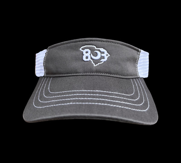 803 Richardson Adjustable Visor - Charcoal Grey