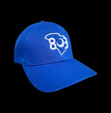 803 Flexfit Royal Blue Fitted Cotton hat