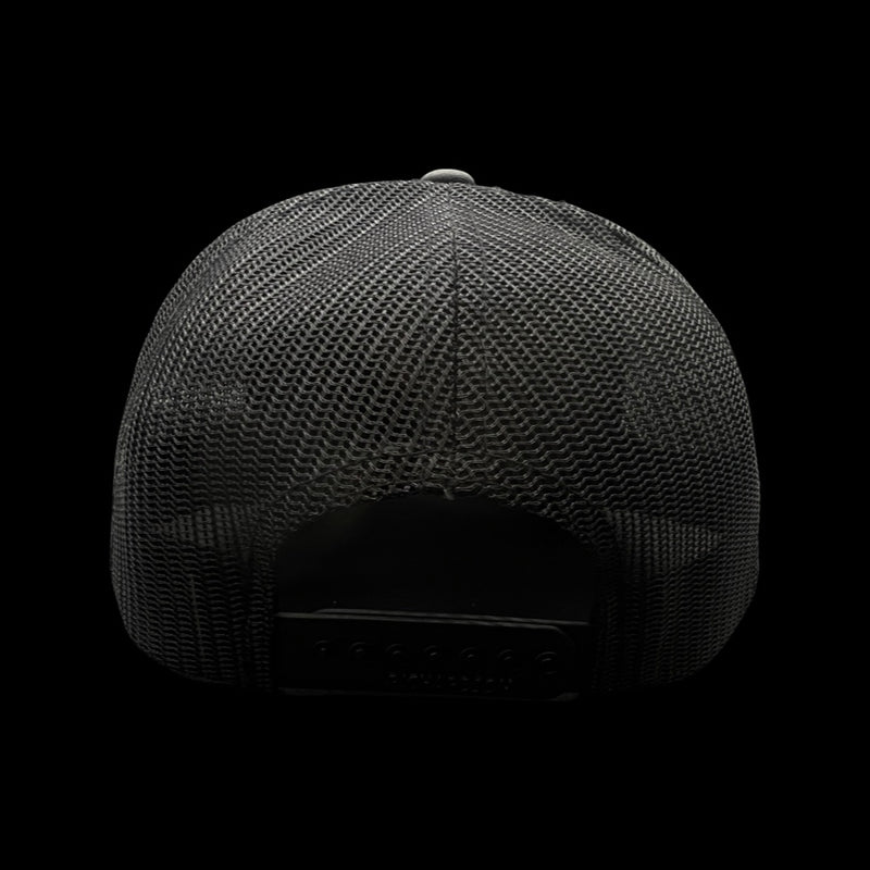 803 Richardson 115 Low Profile Charcoal Black Trucker