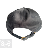 803 Yupoong Black Adjustable Cleanup Hat