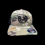 803 Flexfit Multicam Fitted Mesh Trucker Hat