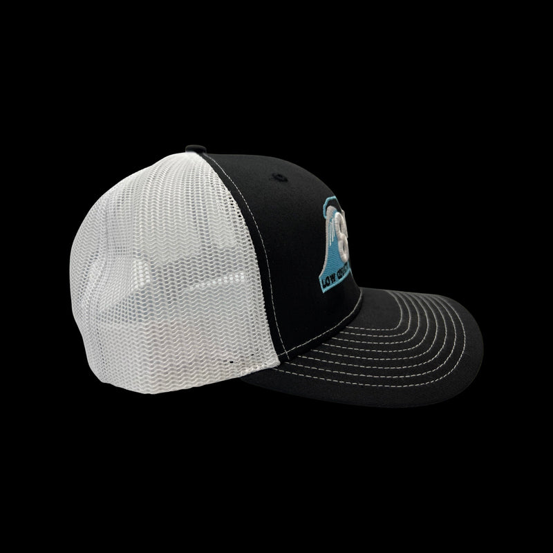 843 Lowcountry Richardson Black/White Trucker