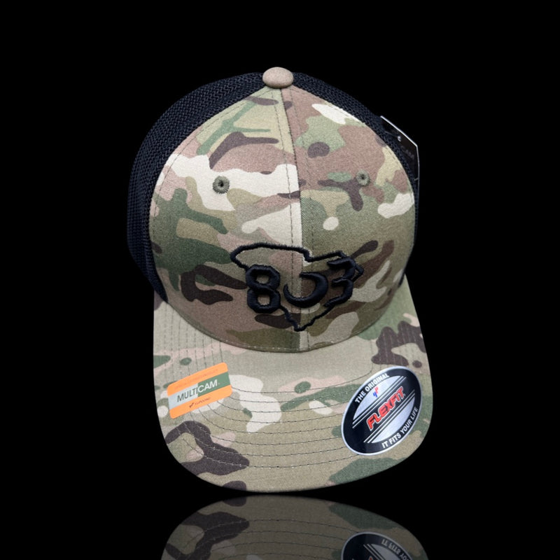 803 Flexfit Multicam Fitted Mesh Trucker Hat