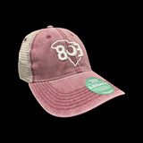 803 Legacy Vintage Low Profile Garnet Trucker