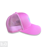 803 Yupoong Pink Trucker