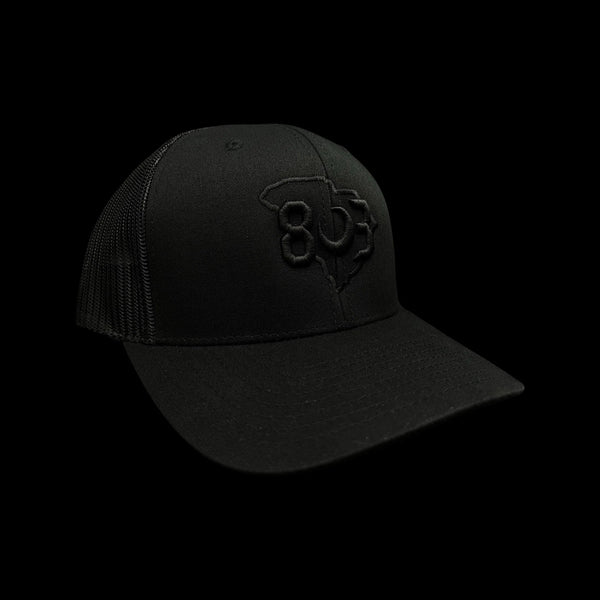 803 Yupoong Blackout Trucker