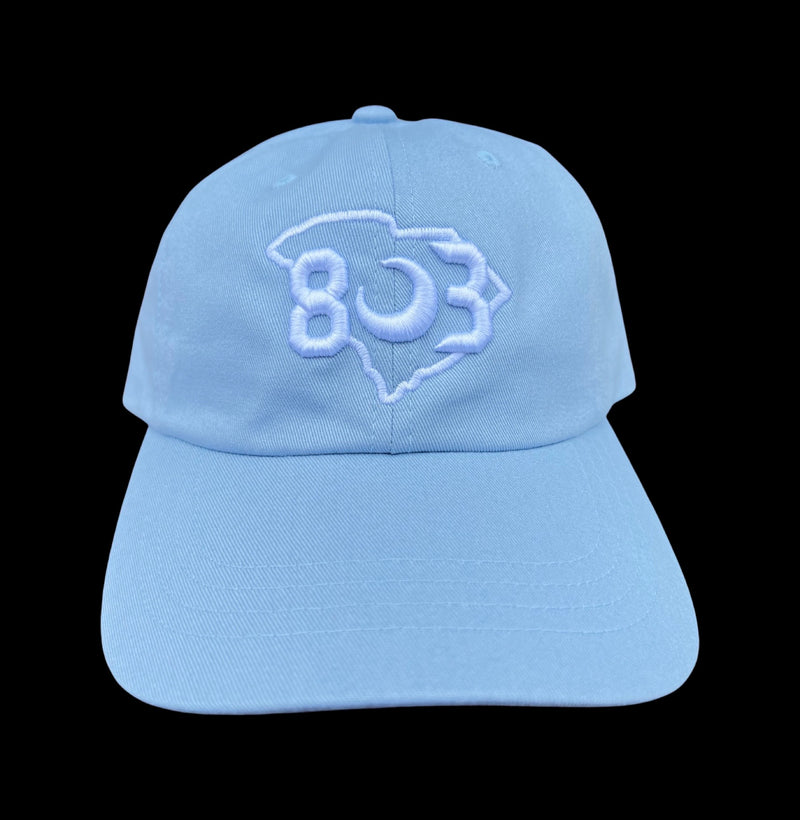 803 Yupoong Adjustable Light Blue Cleanup Hat