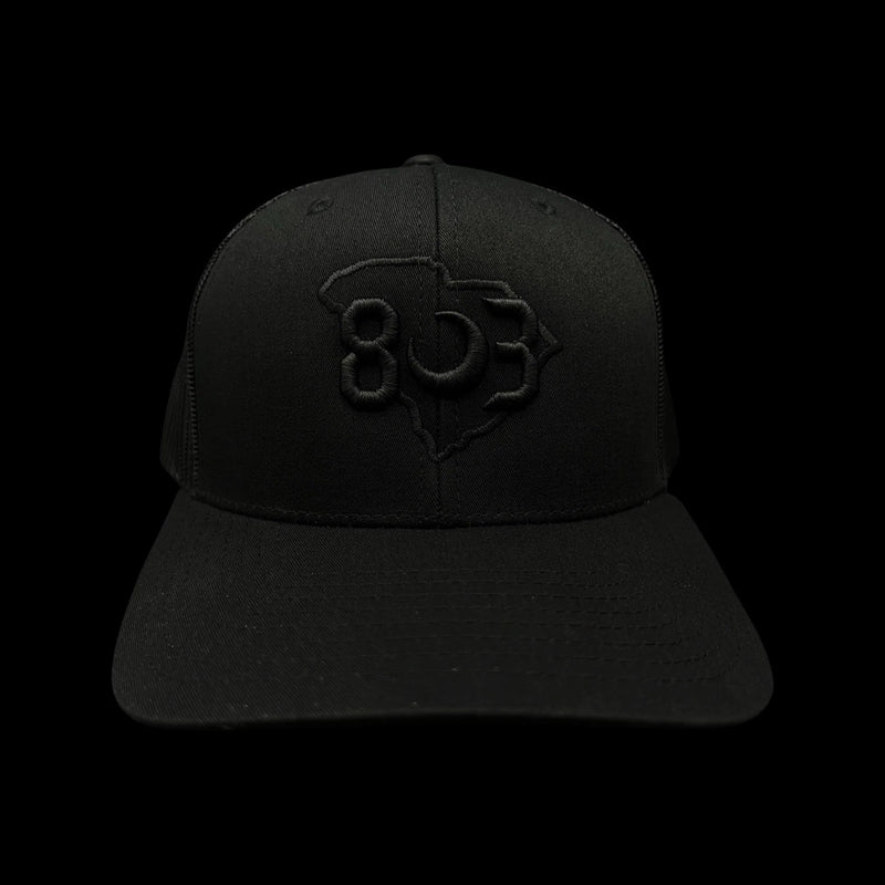 803 Yupoong Blackout Trucker