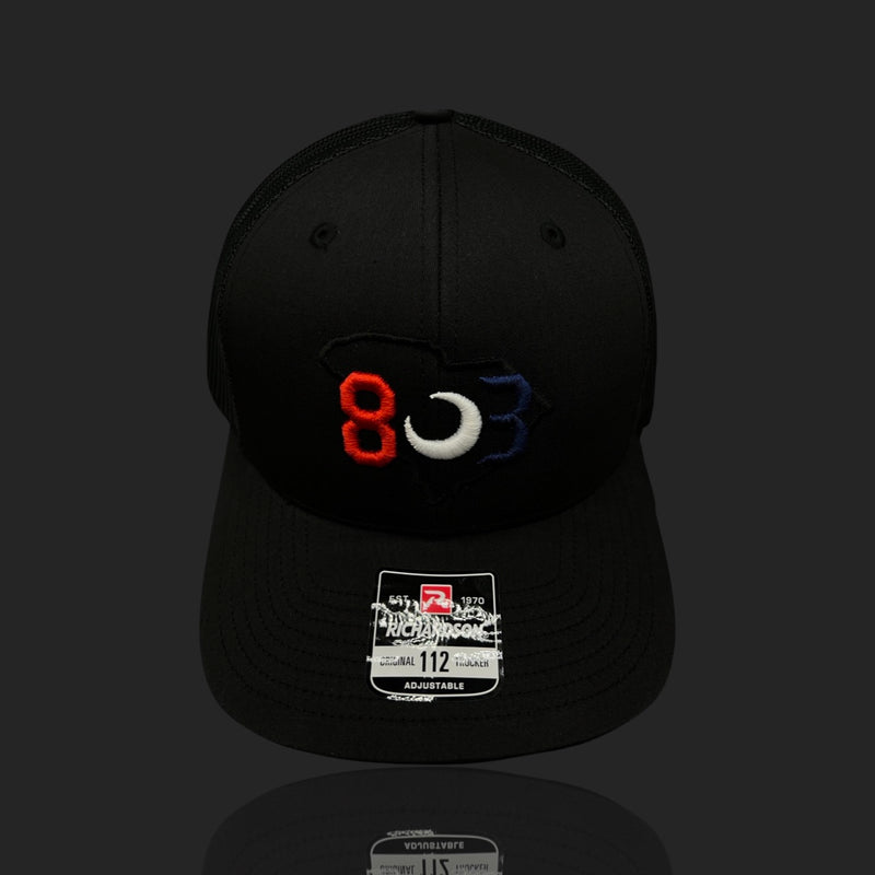 803 America Richardson Black Trucker