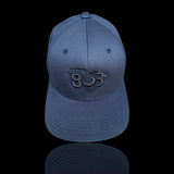 803 Flexfit Dark Navy/Black Fitted Cotton hat