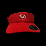 803 Flexfit Adjustable Visor - Red Black