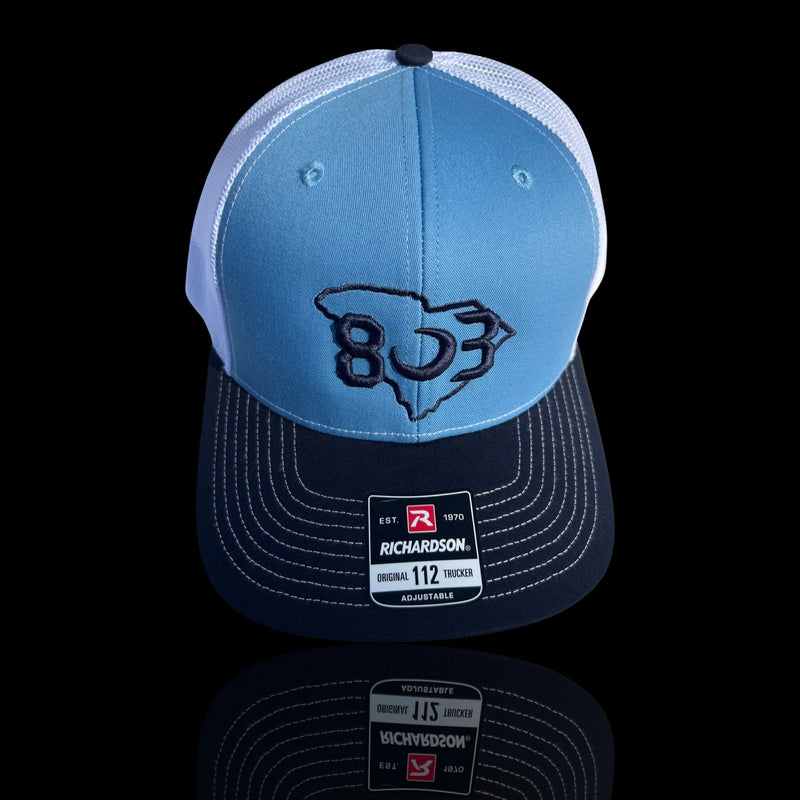 803 Richardson Navy & Light Blue Trucker