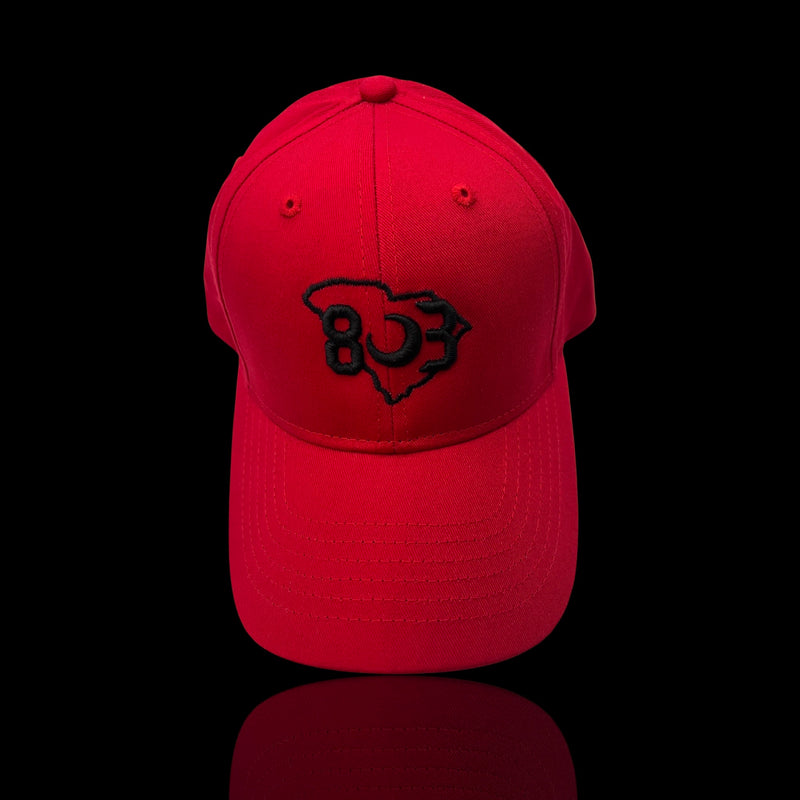 803 Sportsman Red Adjustable Youth Hat