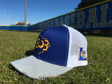 803 Richardson Lexington Wildcats Grey Blue White Special Edition Trucker