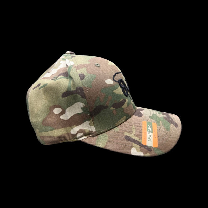 803 Flexfit Multicam fitted cotton hat