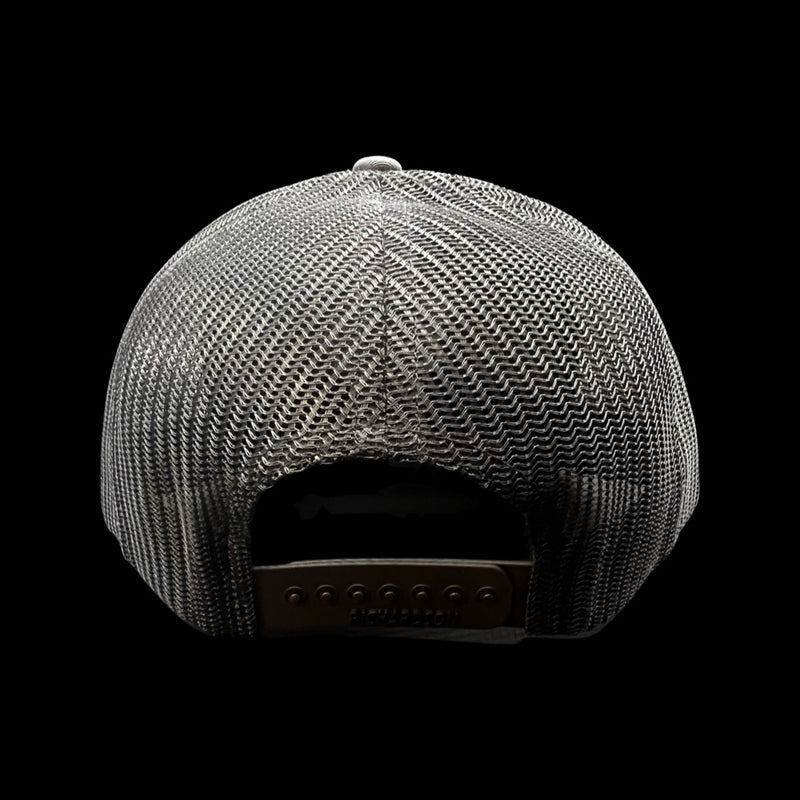 803 Richardson Charcoal Black Trucker Hat