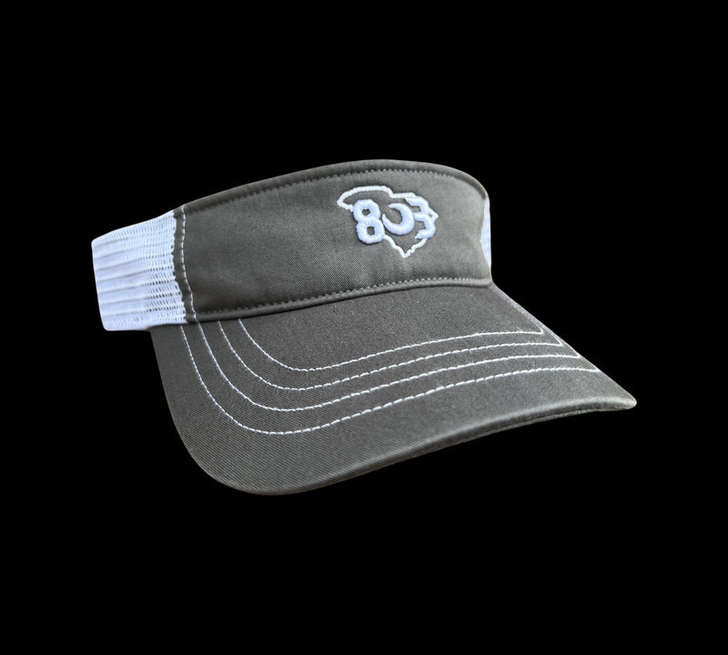 803 Richardson Adjustable Visor - Charcoal Grey