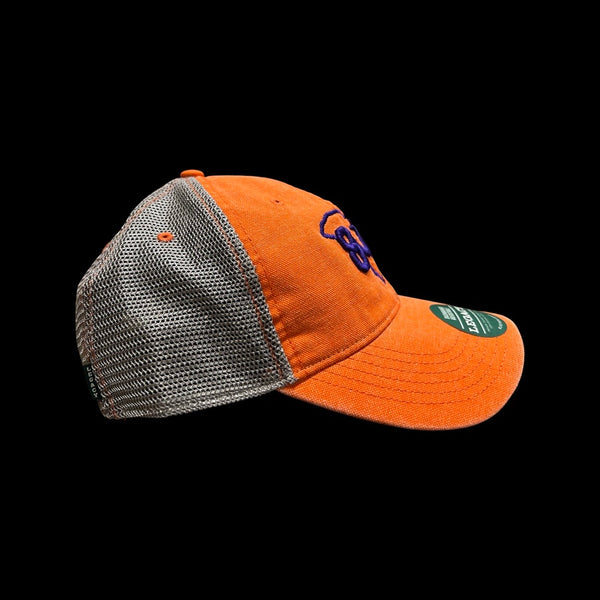 803 Legacy Vintage Clemson Orange Low Profile Trucker