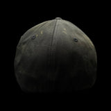 803 Flexfit Black Camo cotton ball cap (2 sizes)