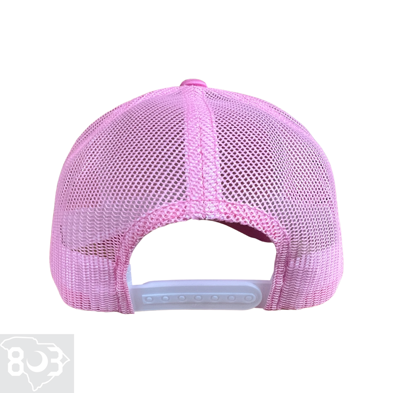 803 Yupoong Pink Trucker