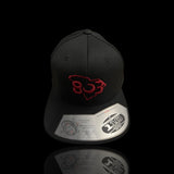 803 Flatbill Flexfit Black Widow Garnet hat