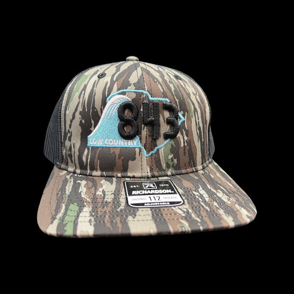 843 Lowcountry Richardson Realtree Original Black Trucker