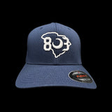 803 Flexfit Navy Fitted Cotton hat