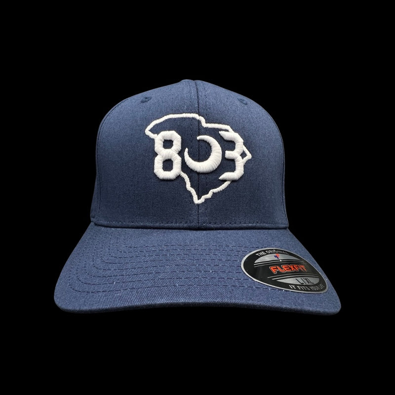 803 Flexfit Navy Fitted Cotton hat