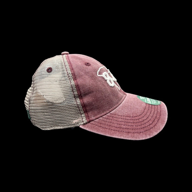 803 Legacy Vintage Low Profile Garnet Trucker