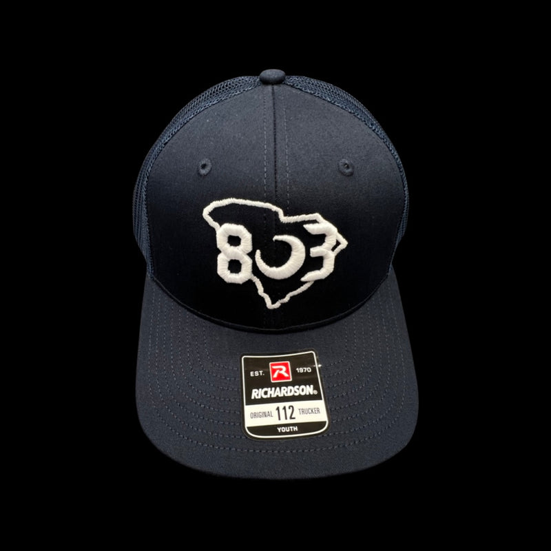 803 Richardson 112 Navy Youth Trucker Hat