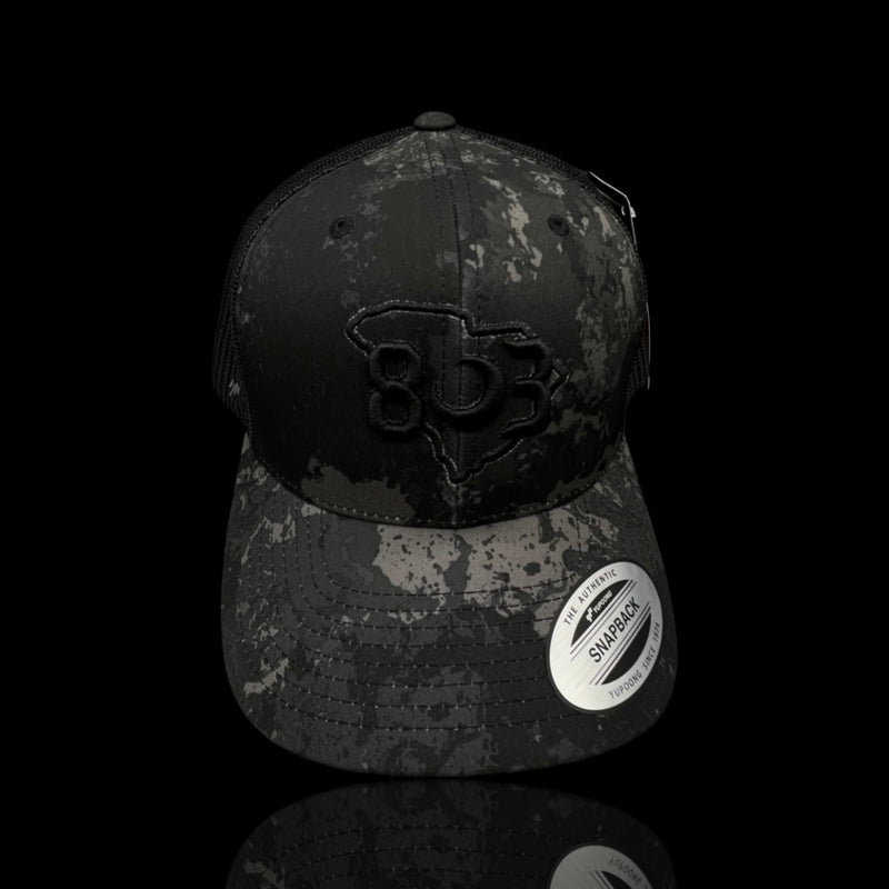 803 Yupoong Veil Camo Premium Trucker