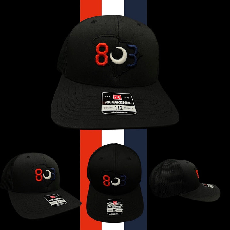 803 America Richardson Black Trucker