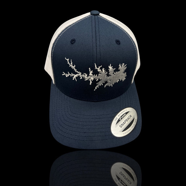 Yupoong 1776 Lake Murray Navy White Trucker Hat