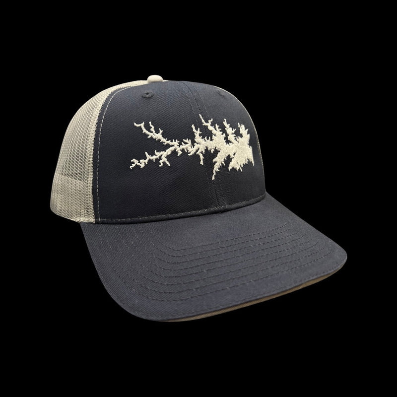 1776 $19 Lake Murray Navy Silver Trucker Hat