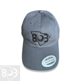 803 Yupoong Charcoal Adjustable Cleanup Hat