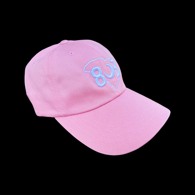 803 Yupoong Adjustable Pink Cleanup Hat