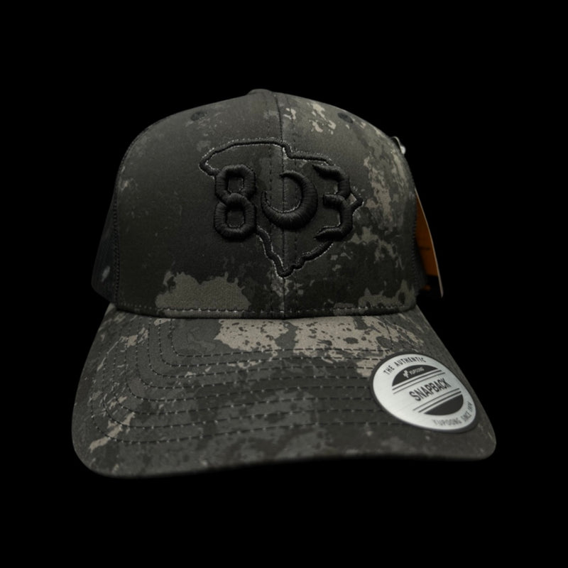 803 Yupoong Veil Camo Premium Trucker