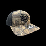 803 Richardson Realtree Timber Black Trucker