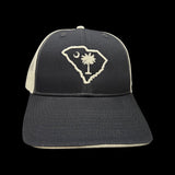 1776 $19 SC State Palmetto Moon Navy White Trucker Hat