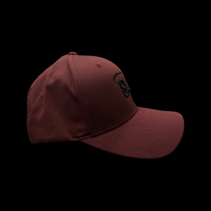 Flexfit Maroon Garnet Fitted Cotton Hat