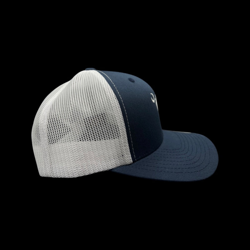 Yupoong 1776 SC Palmetto Moon Navy White Trucker Hat