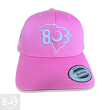 803 Yupoong Pink Trucker