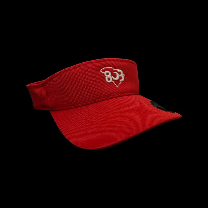 803 Flexfit Adjustable Visor - Red Black