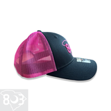 803 Richardson Black Hot Pink Trucker